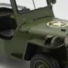 Offener Miniaturmilitärjeep aus Zinn – Bild 2