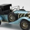 Miniaturmodel eines Oldtimers aus Zinn aus den 1920er Jahren in Metallic-Blau – Bild 6