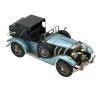 Miniaturmodel eines Oldtimers aus Zinn aus den 1920er Jahren in Metallic-Blau – Bild 4