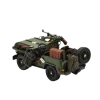 Offener Miniaturmilitärjeep aus Zinn mit Maschinengewehr – Bild 7
