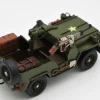 Offener Miniaturmilitärjeep aus Zinn mit Maschinengewehr – Bild 4