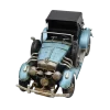 Miniaturmodel eines Oldtimers aus Zinn aus den 1920er Jahren in Metallic-Blau – Bild 9