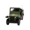 Offener Miniaturmilitärjeep aus Zinn – Bild 6