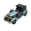Miniaturmodel eines Oldtimers aus Zinn aus den 1920er Jahren in Metallic-Blau