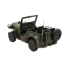 Offener Miniaturmilitärjeep aus Zinn – Bild 8