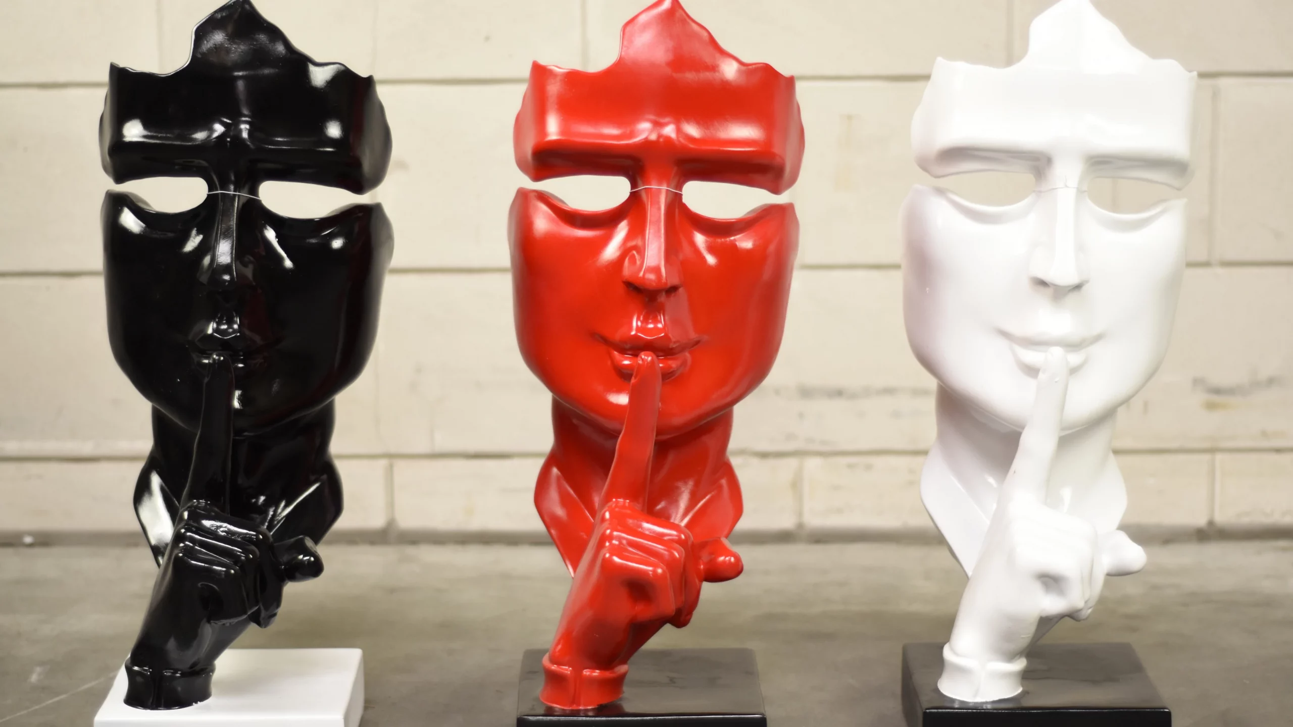 Schweigemaske „Ssshhh“