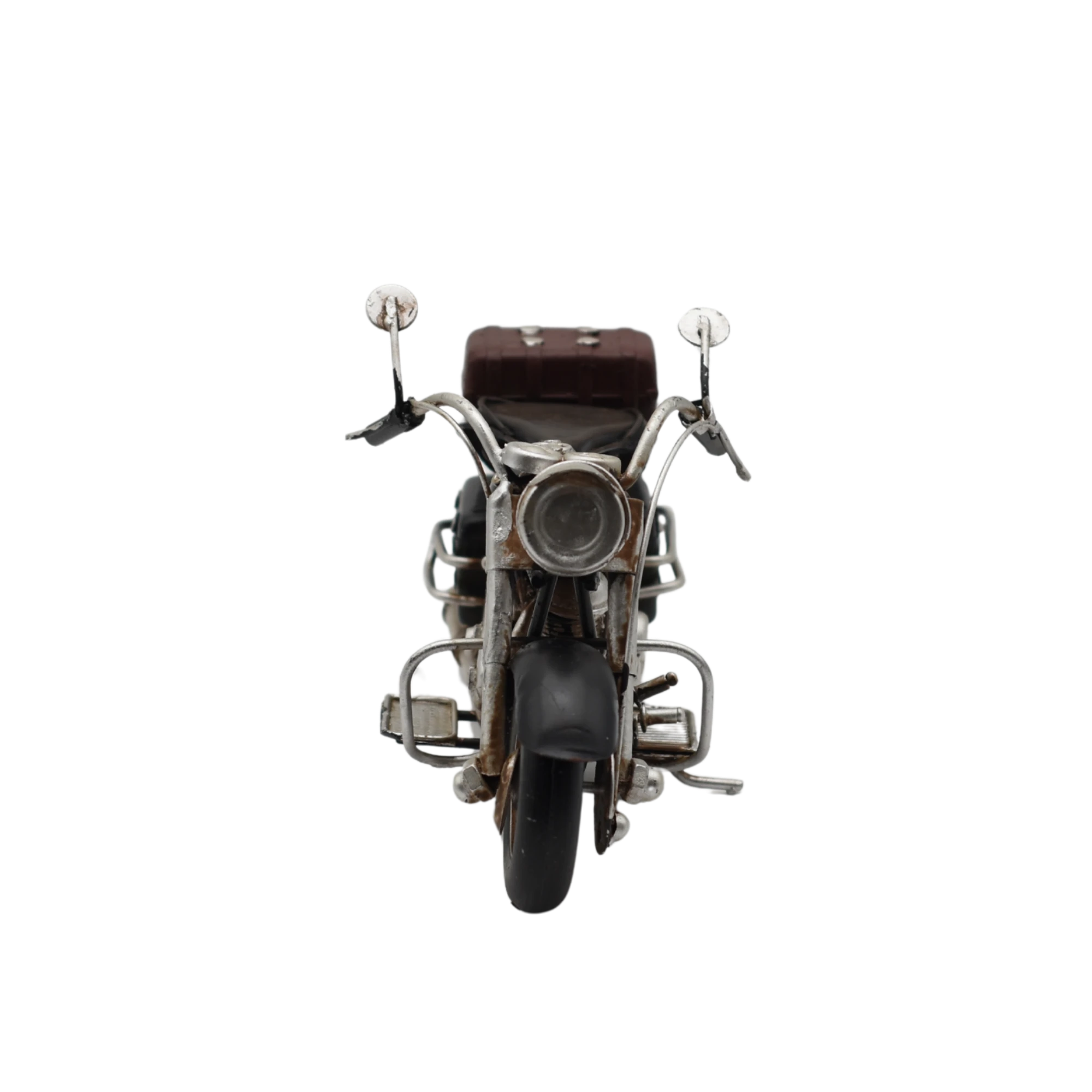 Miniaturmodel eines Motorrads aus Zinn aus den 1960er Jahren in Schwarz